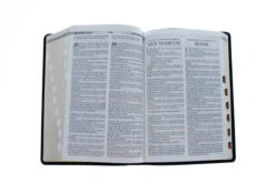 Span-RVR 1960/KJV Bilingual-Black Bonded Leather Indexed -Cheap Book Store 216 0004 4