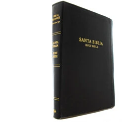 Span-RVR 1960/KJV Large Print Bilingual Bible-Black Imitation Leather -Cheap Book Store 216 0018 2