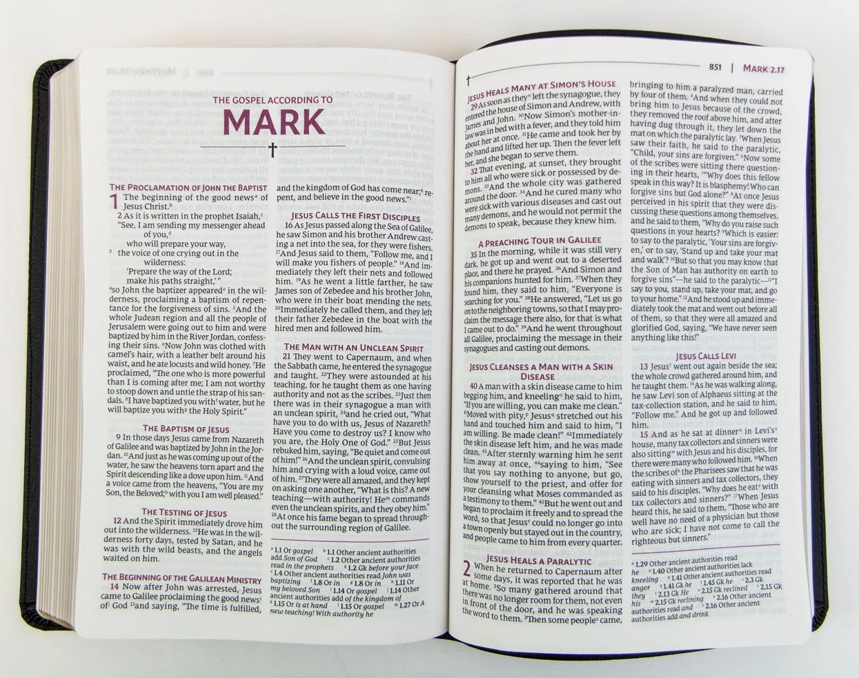 NVSVUE Holy Bible, Leathersoft, Black, Comfort Print 5 NVSVUE Holy Bible, Leathersoft, Black, Comfort Print - Image 3