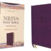 NRSVUE Holy Bible, Personal Size, Leathersoft, Purple, Comfort Print -Cheap Book Store 226 0020 0